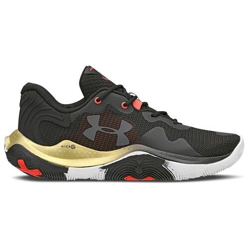 Tênis de Basquete Under Armour Buzzer Unissex Preto Dourado Basquete Academia Corrida Caminhada Treinos NBA NBB unissex homem mulher é boa?