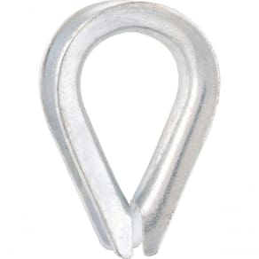 Anilha P/ Cabo Aço 3/16" Leve Galv C/ 2 Pç Cart Vonder
