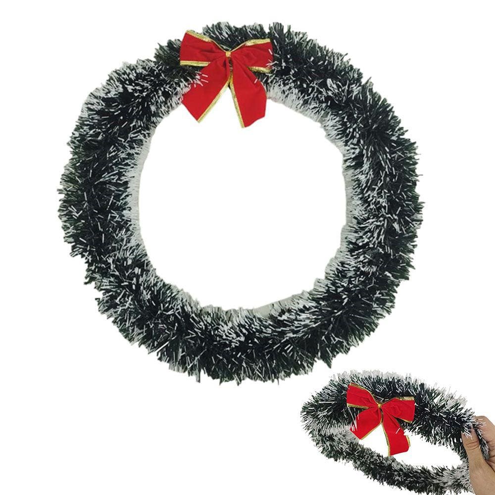 Guirlanda de Natal Enfeite Porta Natalino Decoraçao Casa Loja Vitrine Shopping Empresa Papai Noel Fim de Ano Comemoraçao Festa