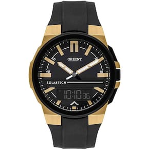Relógio Orient Masculino Ref: Mtspa001 P1px Anadigi Solar Dourado