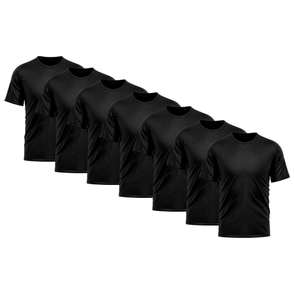 Kit 7 Camisetas de Ciclismo Masculina Dry Fit Proteção Solar UV Básica