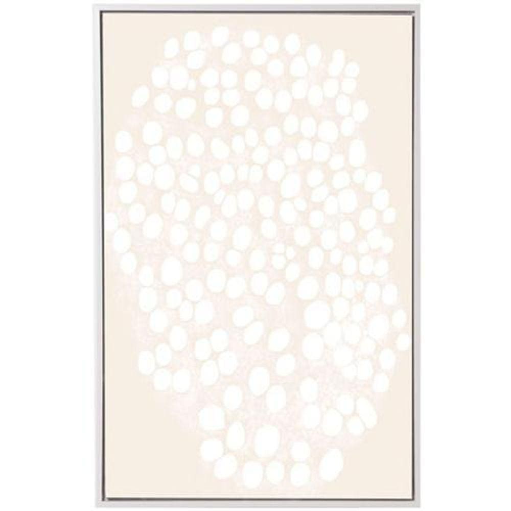 Quadro Em Canvas Bubbles Nude 50X75 Cm