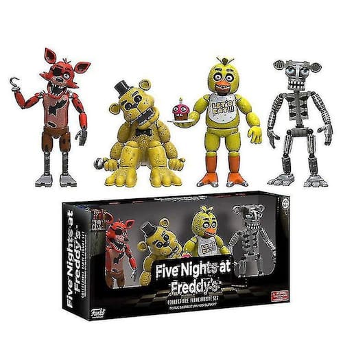 8 PCs cinco noites no topo de bolos de Freddy Brinquedos prontos para