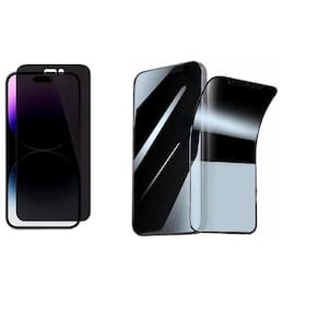 Película Cerâmica 9D Privativa Anti Espiao Compatível IIPHONE 14 Pro 6.1