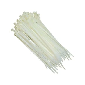 Abraçadeira De Nylon 100 Uni Branco 140Mm X 3.5Mm