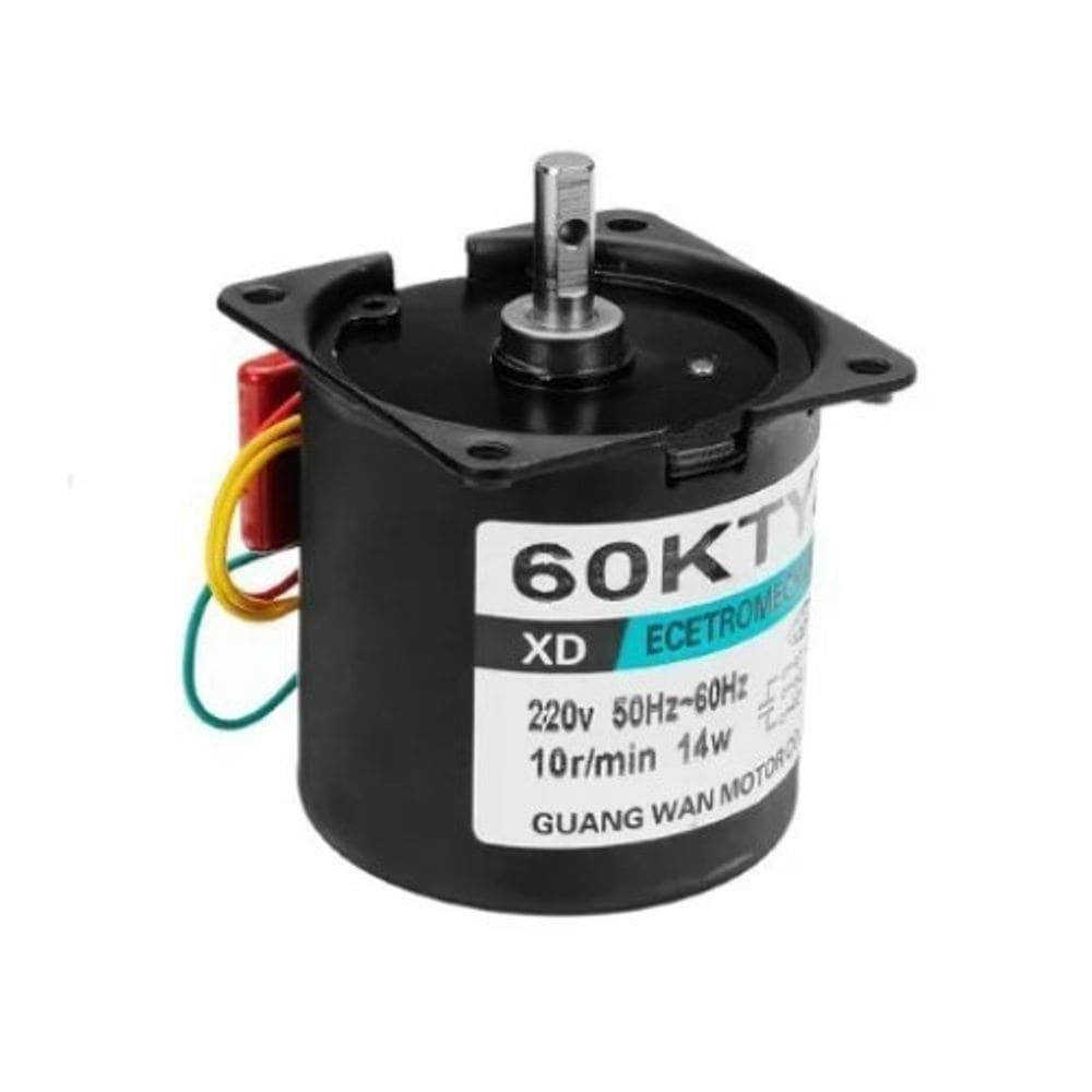 Motor Ac Sincrono C/ Reducao 60Ktyz 220V 10Rpm 70Kgf.Cm