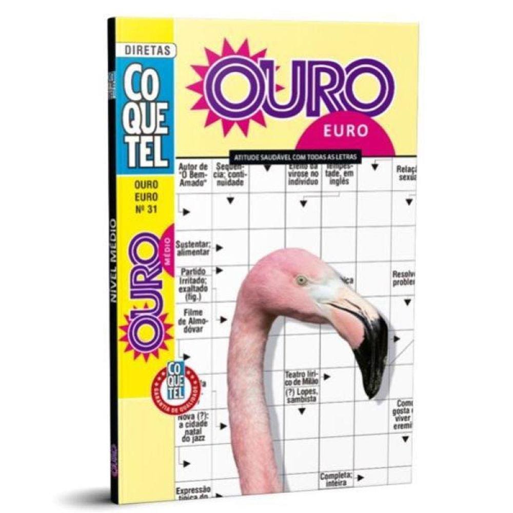 Livro Coquetel Ouro Euro Nível Médio Ed 31