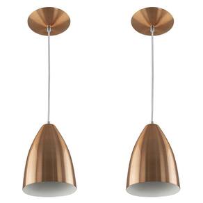 Kit 2 Pendentes Vegas Premium Gourmet em Aluminio New Cobre