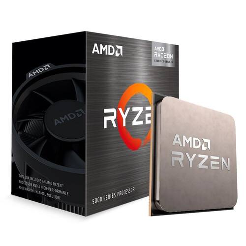 Processador AMD Ryzen 5 5600G, 3.9GHz (4.4GHz Max Turbo), Cache 19MB, 6 Núcleos, 12 Threads, Vídeo Integrado, AM4 - 100-