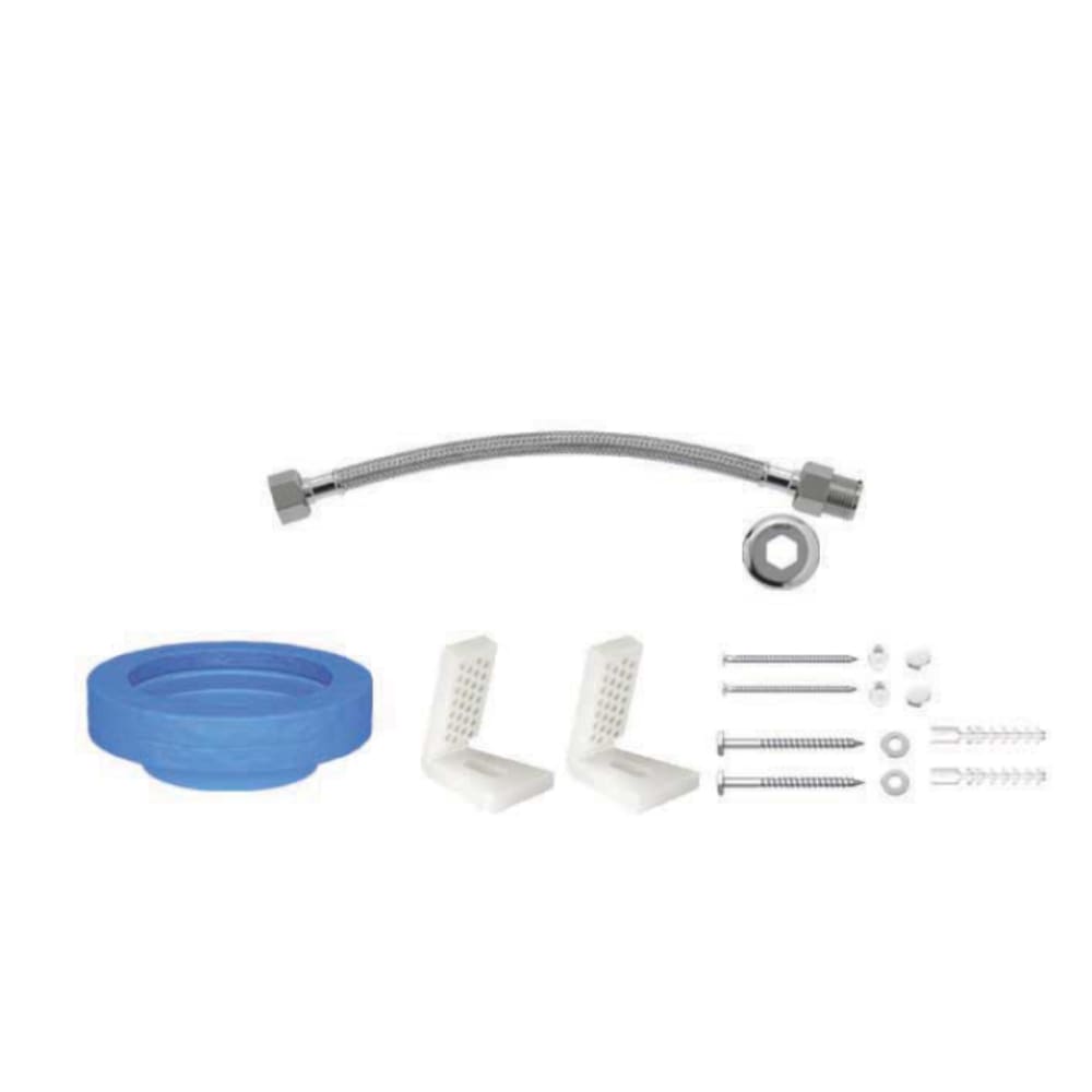 Kit De Instalação Para Bacia Com Caixa Com Fixação Lateral Cromado 1201.C.Kit.P