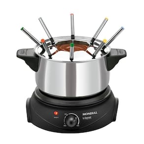 Panela Elétrica De Fondue Elétrico Le Gourmet Ii Fd-02 127v-preto/prata