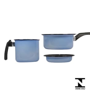Kit Baby 3 Peças Azul Esmaltado Chalotte One