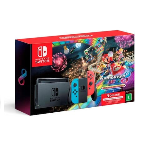 Console Nintendo Switch + Mario Kart Deluxe 8-HBDSKABL1