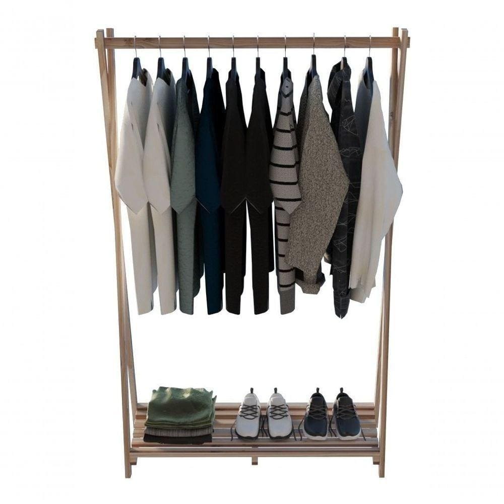 Armário Closet C Sapateira Gaveta Branca P Roupas E Sapatos