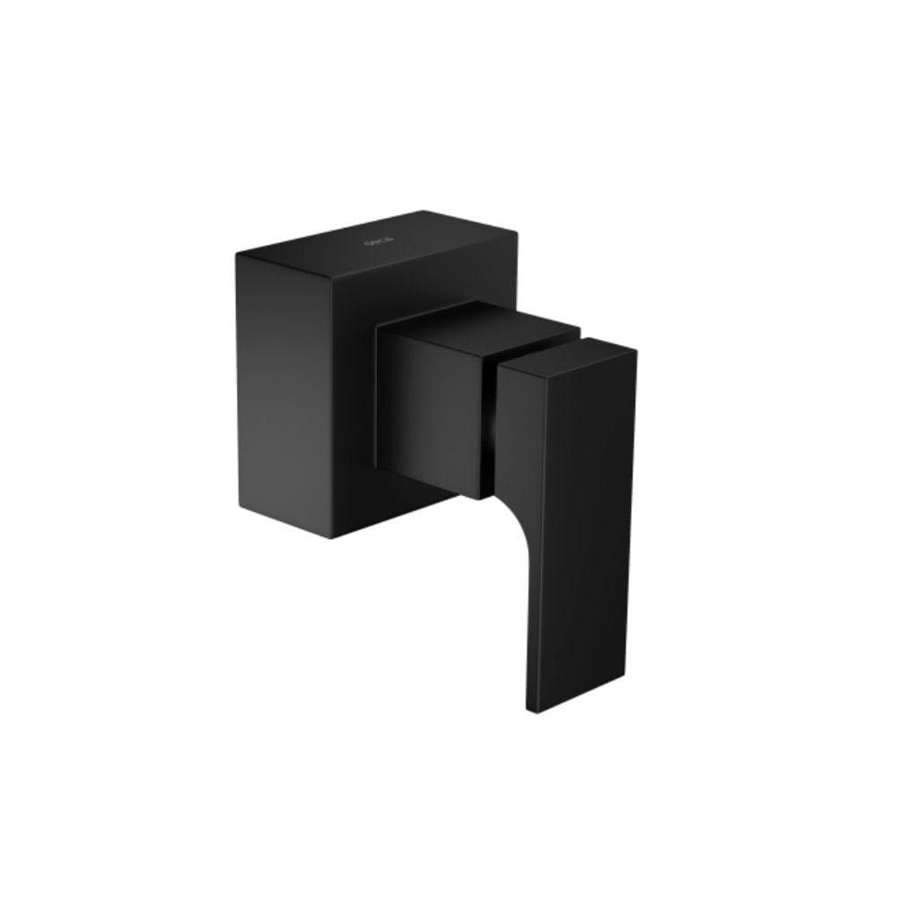 Acabamento Para Registro De Gaveta 1 1/4 E 1 1/2 Deca Unic Black Matte 4900.Bl90.Gd.Mt