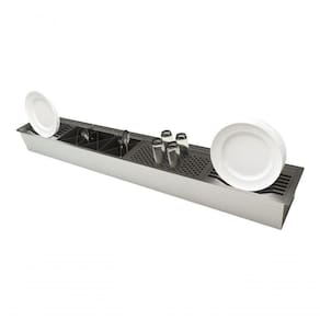Calha Pia Escovado Inox Gourmet 150cmcm Cozinha E Acessórios