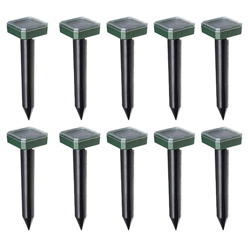 Repelente Solar Ultrassonico Kit Com 10 Und Ratos Roedores