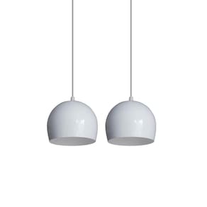 Kit 2 Pendente Bola Branco