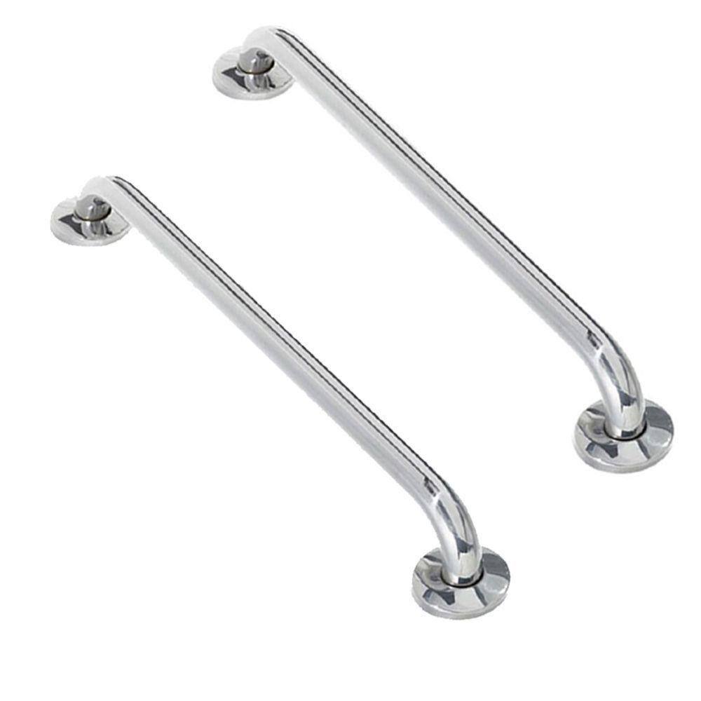 Alça Apoio Inox 40cm Kit 2 Uni Acessibilidade Cadeirante