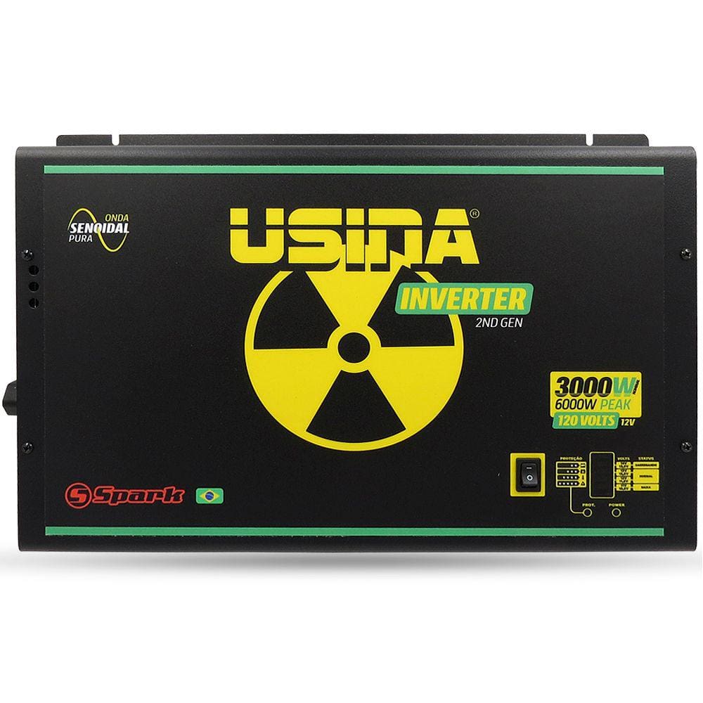 Inversor de Tensão Senoidal Usina Inverter 3000W 12 Volts 120V