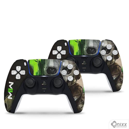 KIT Capa Case e Skin PS4 Controle - Call Of Duty Advanced Warfare