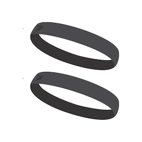 Faixa De Cabelo Com Silicone 2 Unid Pretas - Sportbr