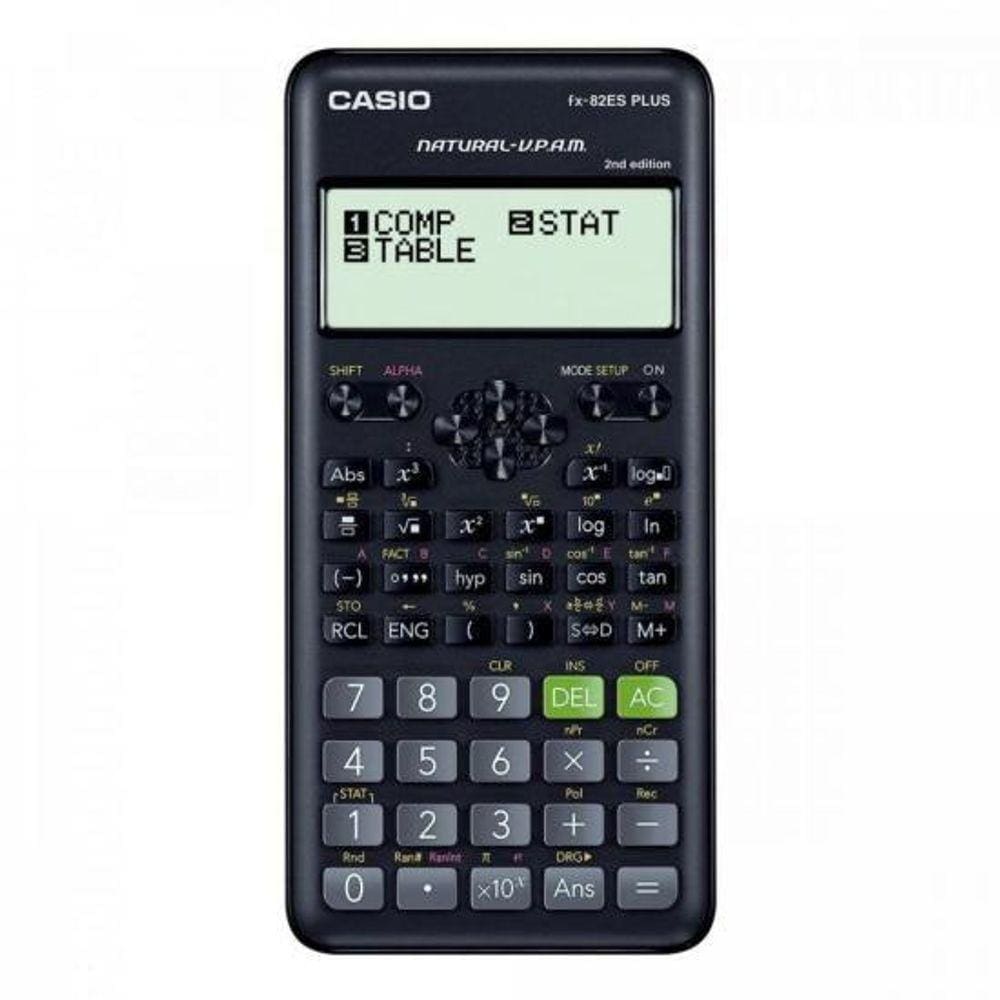 Calculadora Cientifica 252 Funcoes Fx-82Es Plus-2 Preta Cas