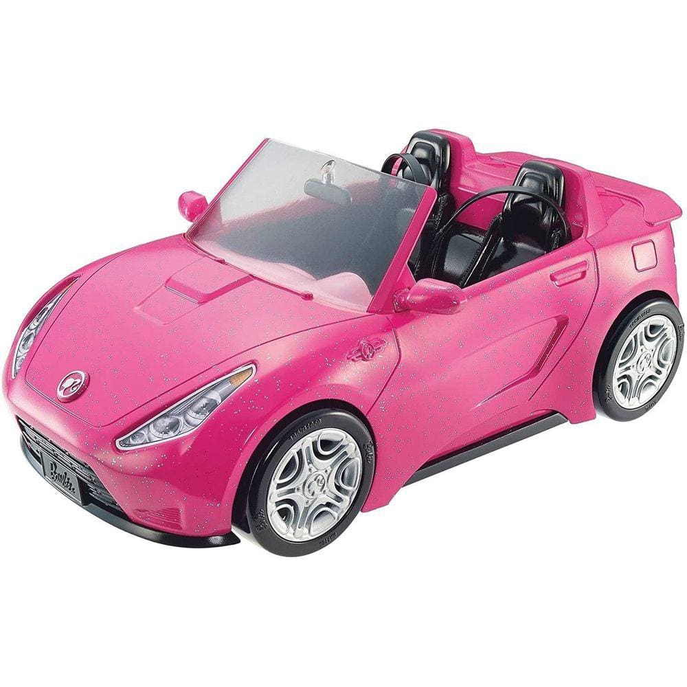 Veiculo Barbie Carro Conversível Rosa Mattel DVX59