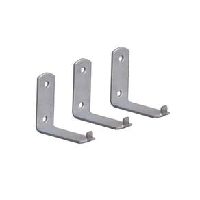 Kit 3 Suporte Para Extintor de Incêndio Chapa L 2 Furo 6x5cm