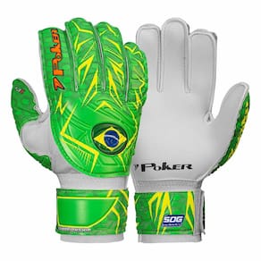 Luva de Goleiro Campo Multiterreno Brasil Championship Poker