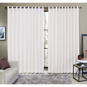 Cortina Tecido Rustico 2,00M X 2,30M Semi Blackout Branco