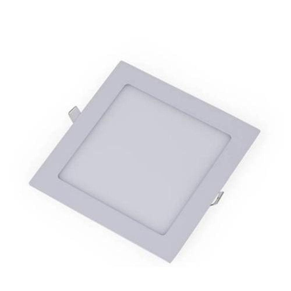 Plafon Downlight 18W Embutir Quadrado 6500K