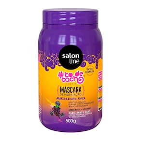 Máscara De Hidratação Matizadora Tô De Cacho Roxo Salon Line 500g