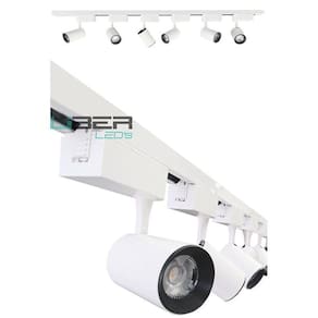 Kit Trilho Eletrificado 1M 4 Spots 7W Branco 4000K