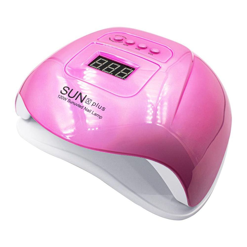 Cabine Sun X Plus Led Uv 120W 36 Leds Para Unhas Gel Bivolt, Rosa