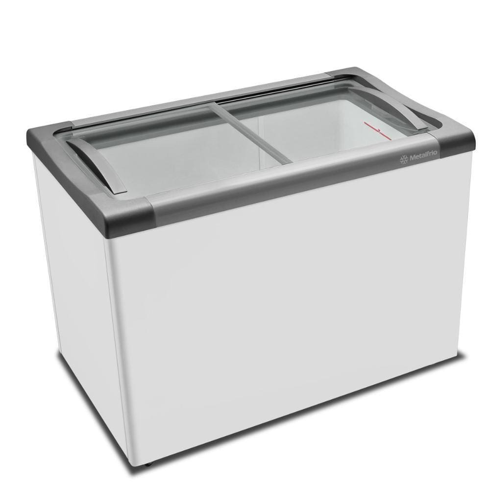 Freezer Horizontal Metalfrio Ultra - NF30SB - 220V - 284 litros - Tampa De Vidro Para Sorvetes E Congelados