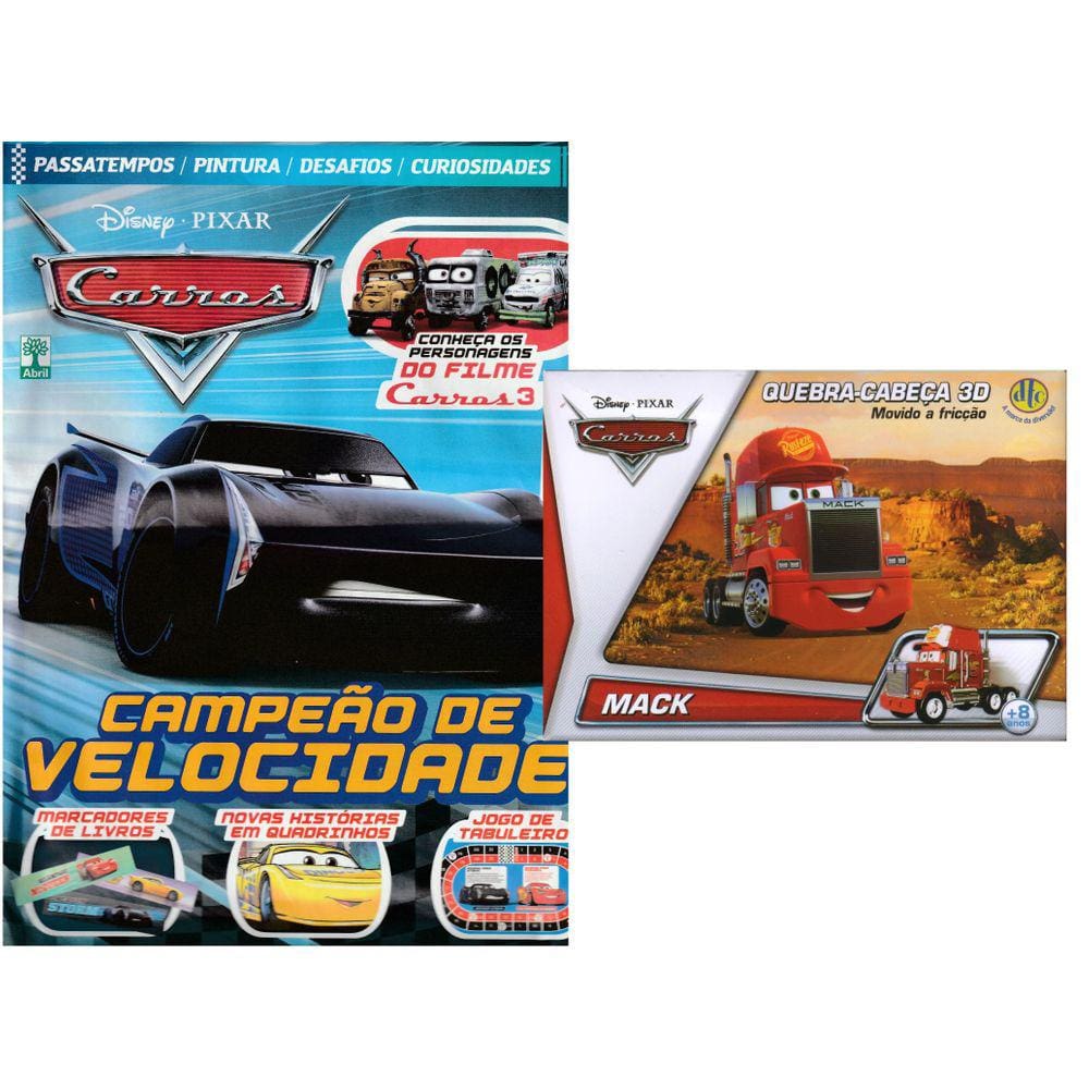 DISNEY PIXAR - CARROS 3 - LIVRO DE JOGOS ESPECIAL - JOGO DA