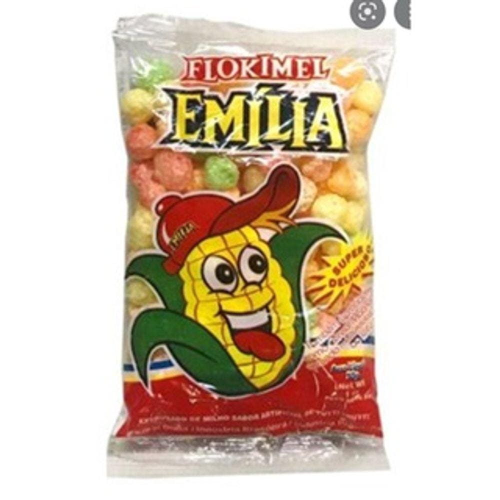 Pipoca Colorida Flokimel 65g - Emília