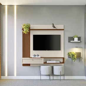 Painel Para TV até 55 Polegadas 1 Porta Alvorada Linea Brasil