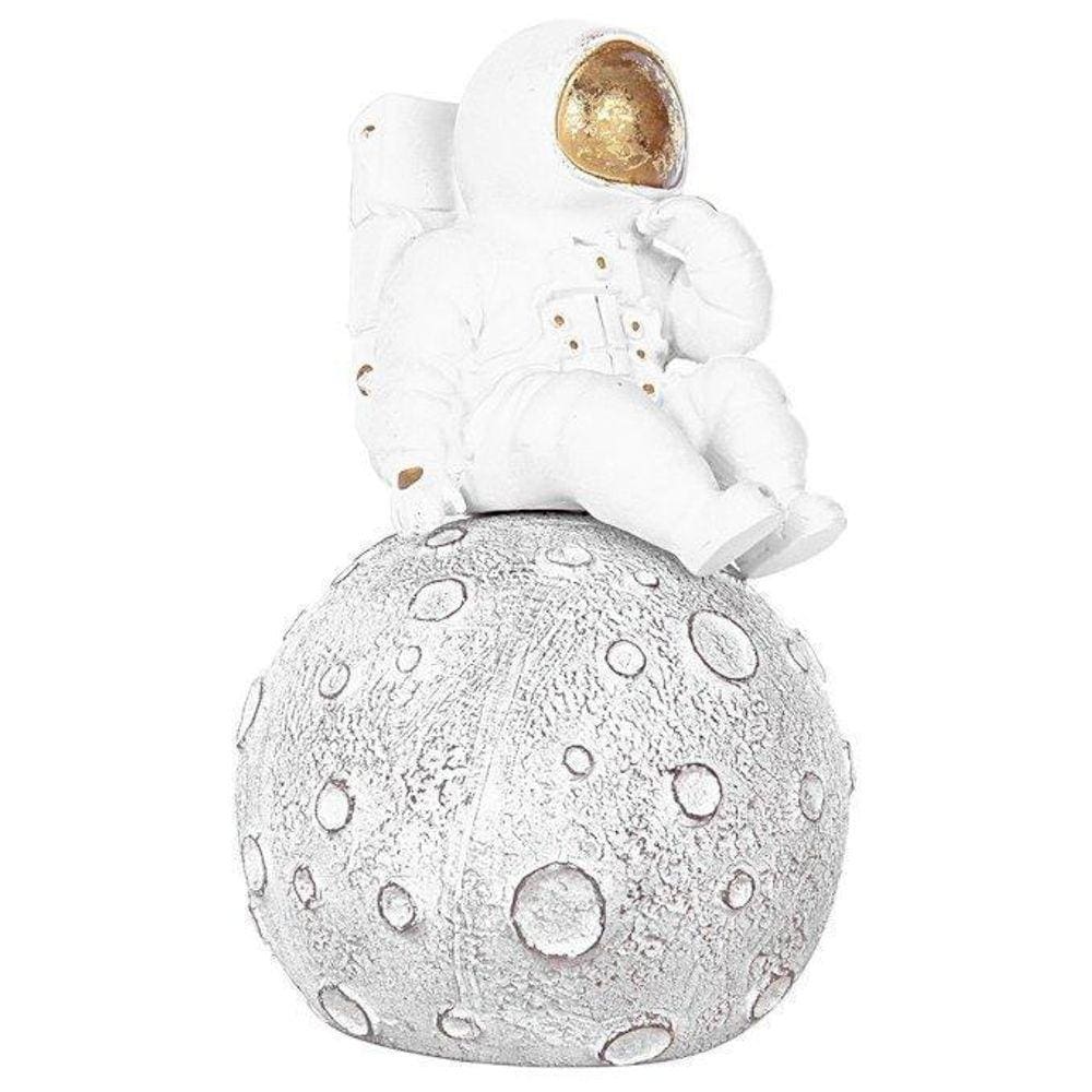 Astronauta Decorativo Resina Pensador