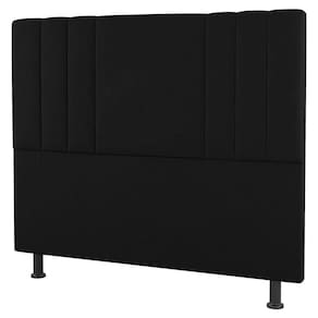 Cabeceira Cama Box Casal Grace 140Cm Suede Preto