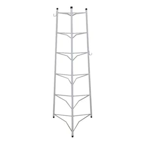 Tripé Porta Panelas Estrela Branco 6 Compartimentos 103cm