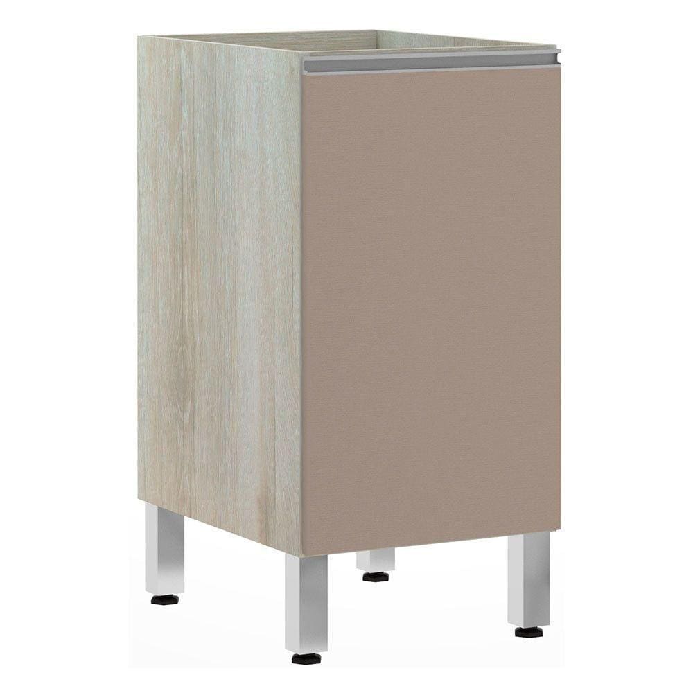 Balcão Sem Tampo 40cm Lis Legno Crem e Connect