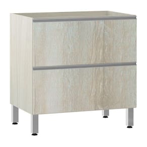 Balcão Sem Tampo 80cm Misto Basculante Lis Legno Crema