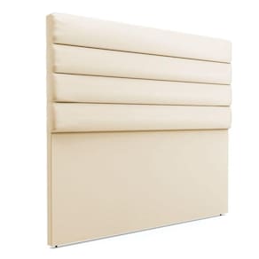 Cabeceira Para Cama Box Casal 140 Cm Corino Bege