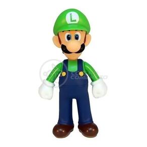 Boneco Luigi Grande Super Size 23Cm - Super Mario
