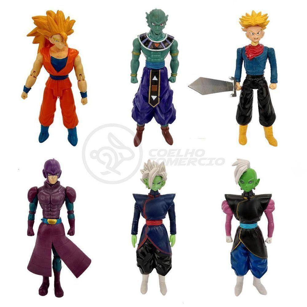 Boneco Dragon Ball Goku Vegeta Majin Boo Freeza Gohan Gotenks Broly Ac