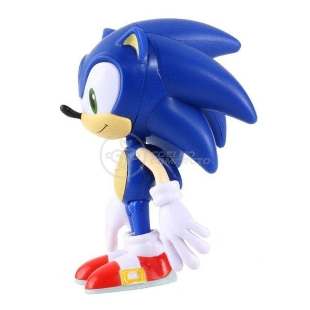 Boneco Action Figure Sonic Grande Super Size - 23Cm - Sonic