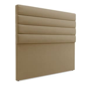 Cabeceira Para Cama Box King 190 Cm Suede Marrom Rato