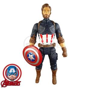 Boneco Action Figure Vingadores Capitão America 29Cm